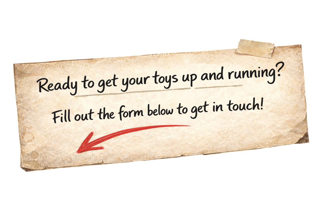 Ready to get your toys up and running?